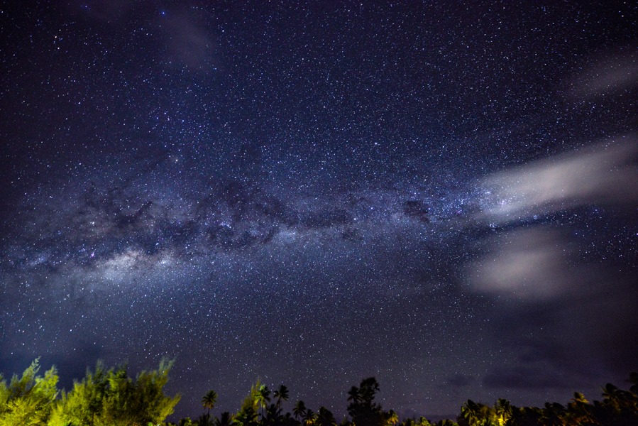 étoiles au-dessus de Tetiaroa