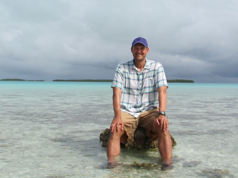 Aaron Wirsing on Tetiaroa