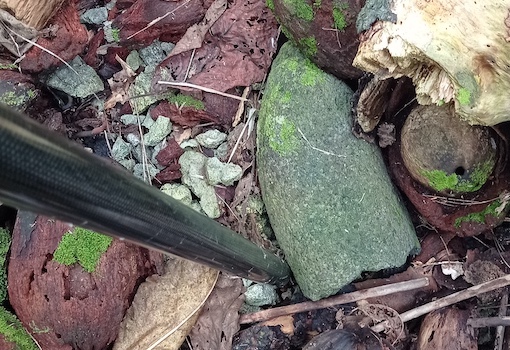 positioning a stone