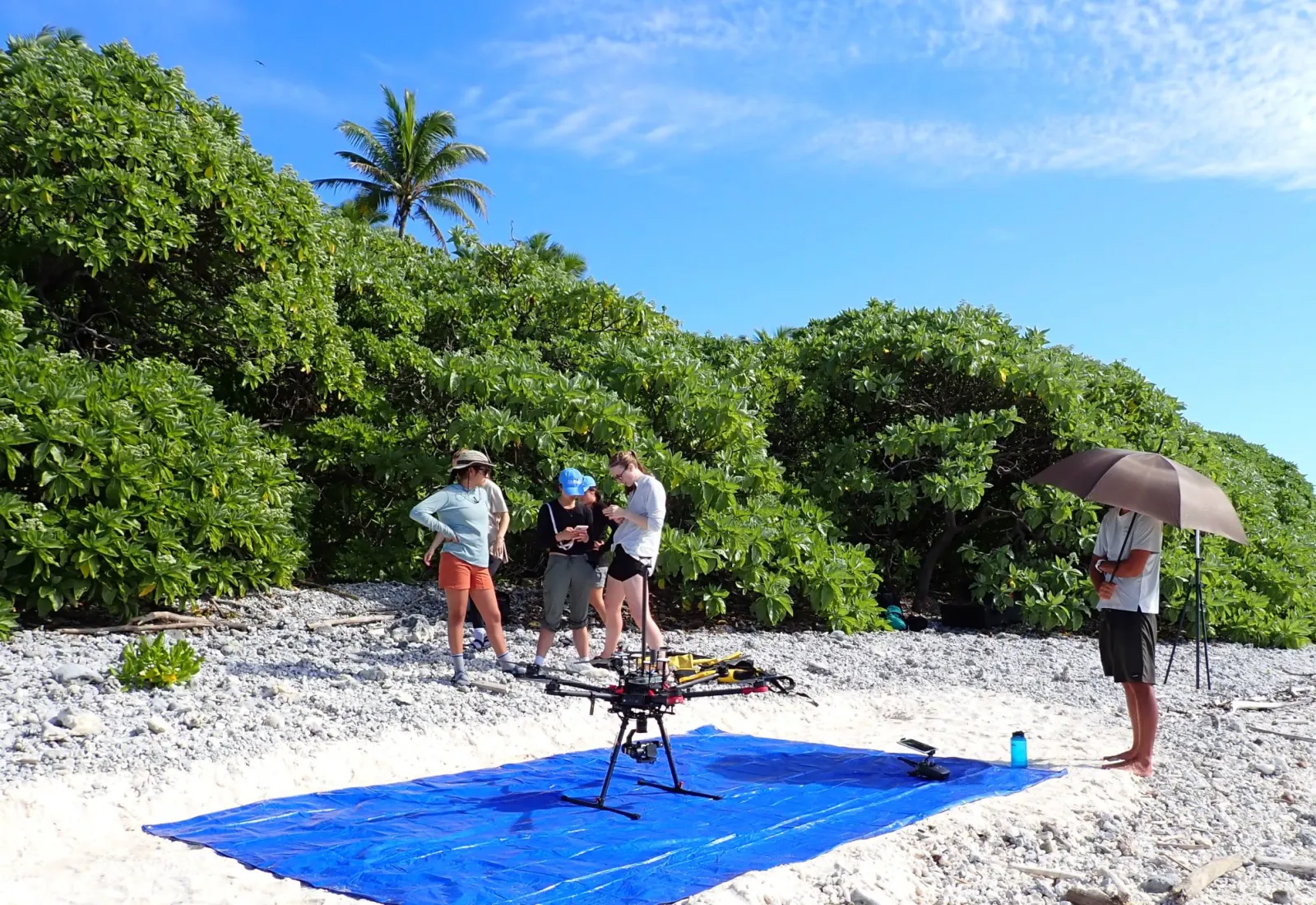 remote sensing of atoll hydrology