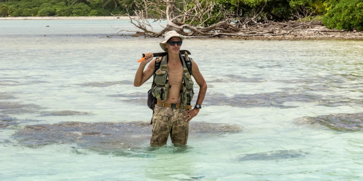 Jean Yves Meyer on Tetiaroa